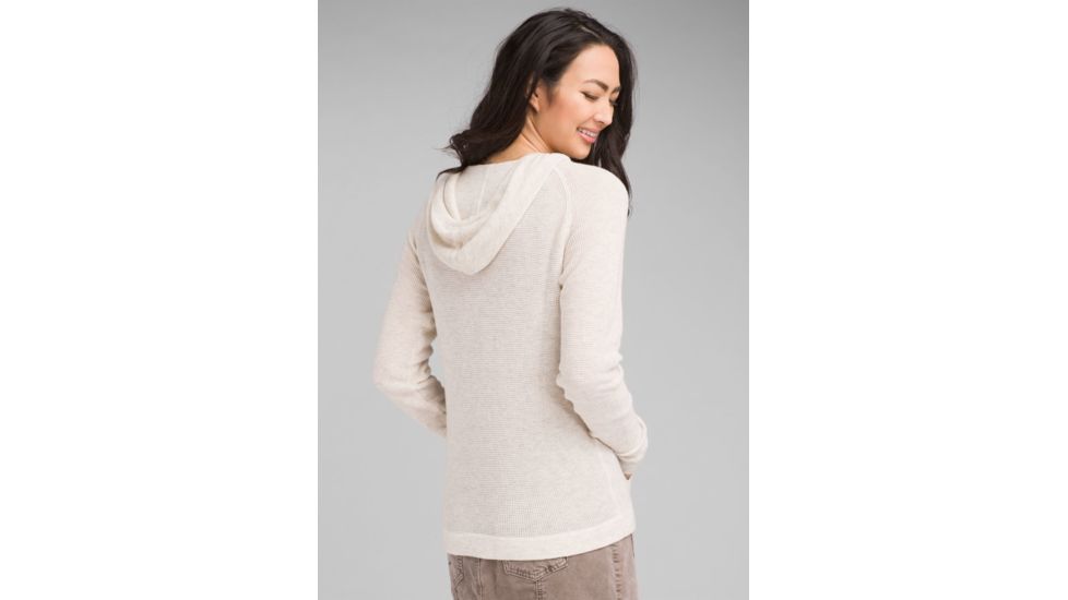 prAna Milani Hoodie - Womens, Moonlight Heather, Medium, W23190869-MLHT-M