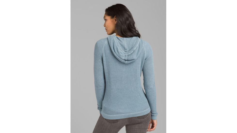 prAna Milani Hoodie - Womens, Vintage Blue Heather, Small, W23190869-VBHT-S