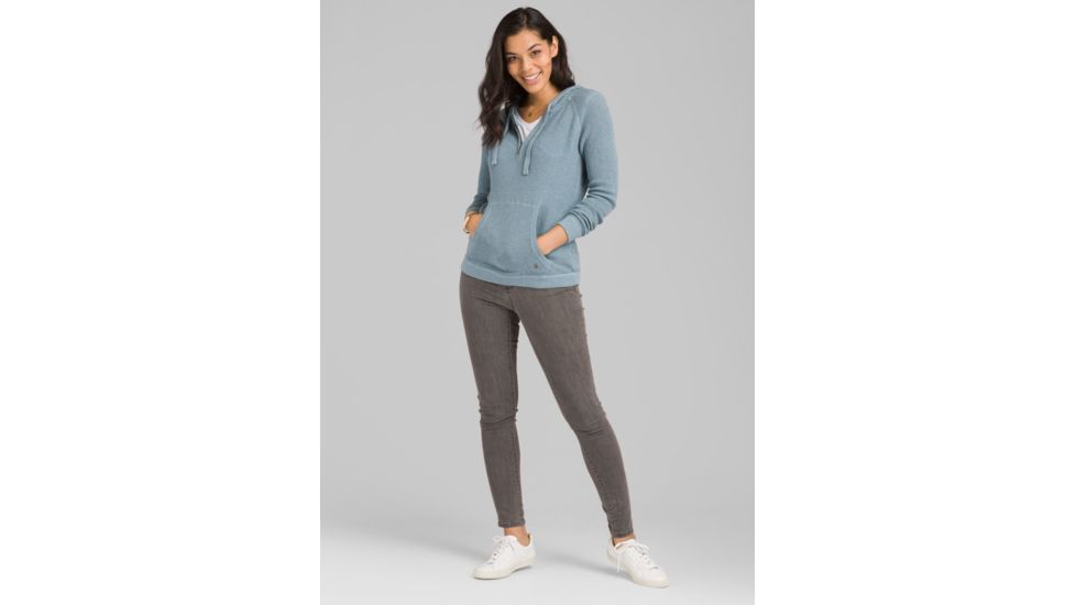 prAna Milani Hoodie - Womens, Vintage Blue Heather, Small, W23190869-VBHT-S