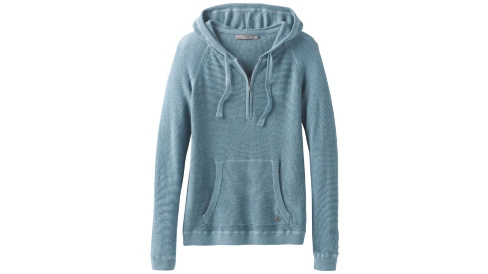 prAna Milani Hoodie - Womens, Vintage Blue Heather, Small, W23190869-VBHT-S