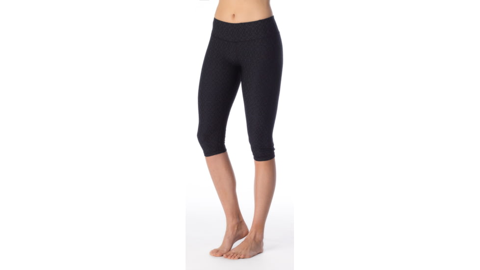 prAna Misty Knicker - Women's-Black Jacquard-Small