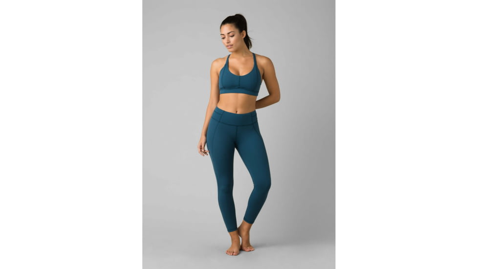 prAna Momento Bra - Womens, Atlantic, Large, W11190769-ATL-L