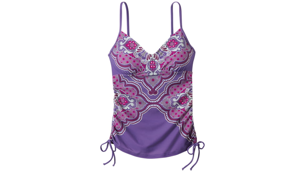 prAna Moorea Tankini Top - Women's-Dusted Peri Jasmine-Medium