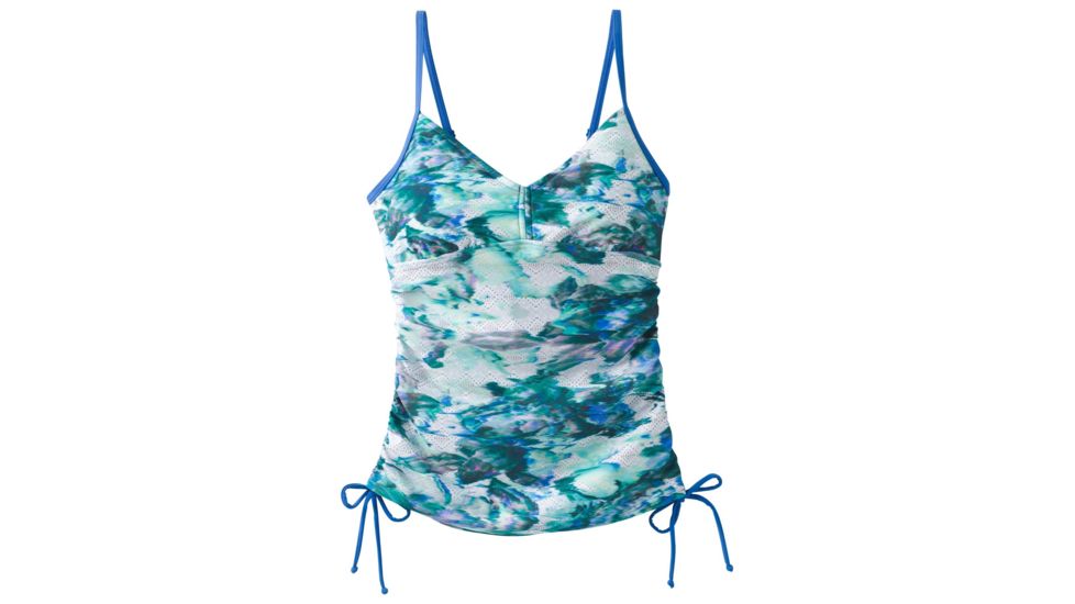prAna Moorea Tankini Womens, Blue Graceful, Medium, W1MOOR113-BXGR-M