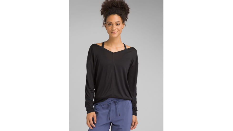 prAna Nelli Top - Womens, Black, Small, W23190963-BLK-S
