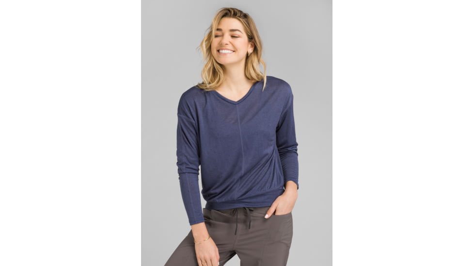 prAna Nelli Top - Womens, Midnight Dew, Medium, W23190963-MNDW-M