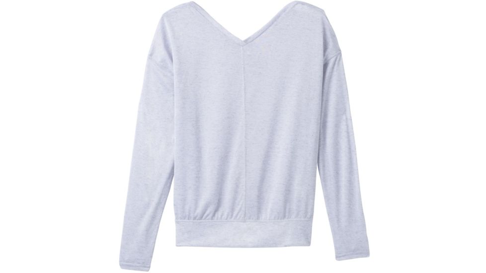 prAna Nelli Top - Womens, Silver Heather, Medium, W23190963-SVHT-M