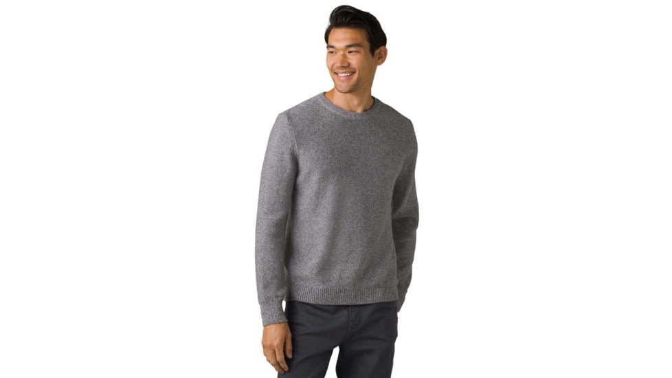 prAna North Loop Sweater, Pebble Grey, XLarge, 1964561-020-SL-XL