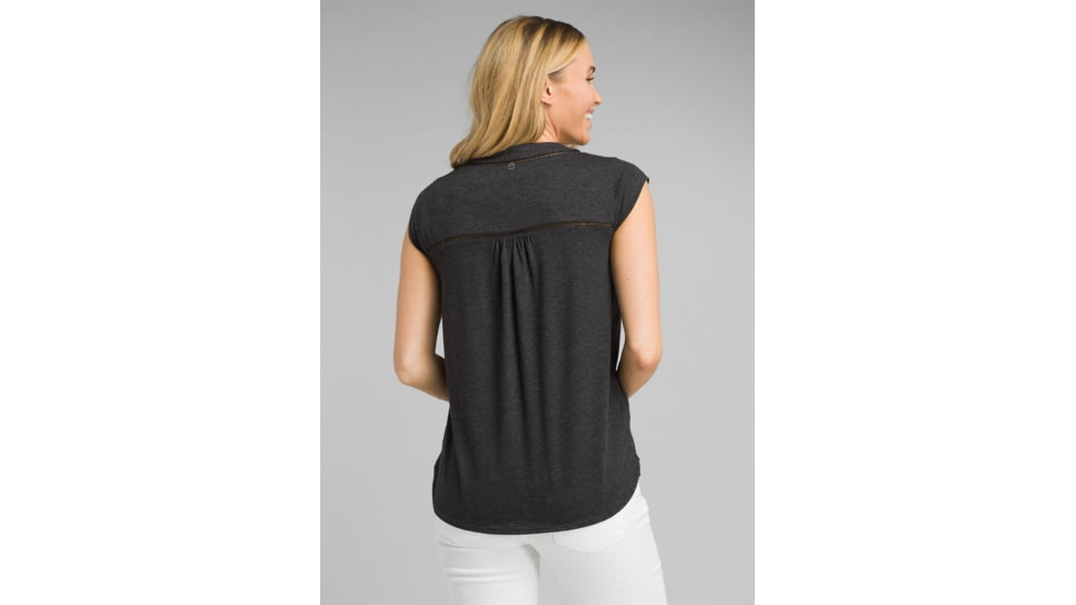 prAna Novelle Top, Black, XLarge, W11190750 -001-XL