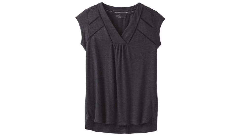 prAna Novelle Top, Black, XLarge, W11190750 -001-XL