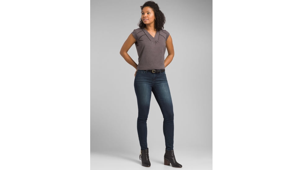 prAna Novelle Top, Granite, Medium, W11190750 -022-M