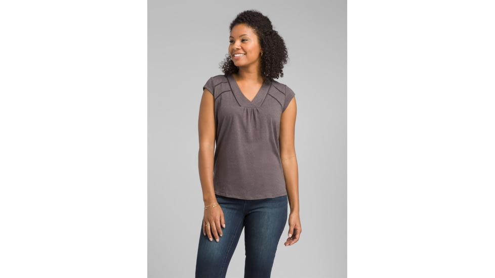 prAna Novelle Top, Granite, XLarge, W11190750 -022-XL