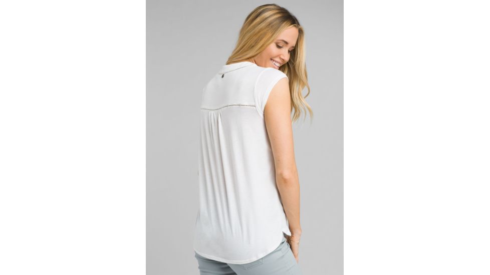 prAna Novelle Top, White, XLarge, W11190750 -100-XL