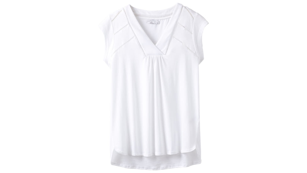 prAna Novelle Top, White, XLarge, W11190750 -100-XL