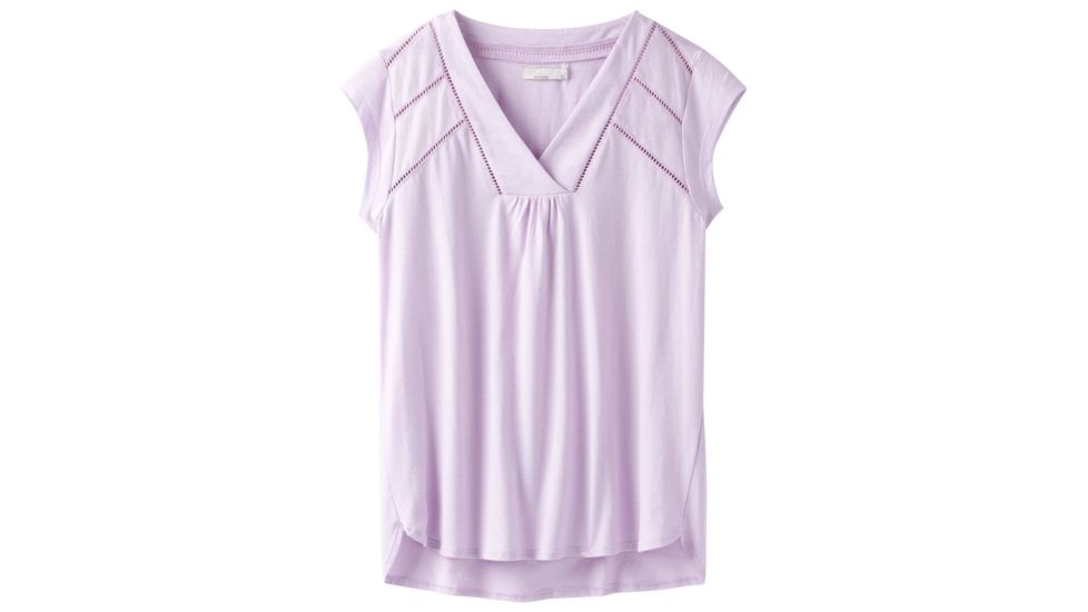 prAna Novelle Top - Womens, Bleached Lavender, Large, W11190750 -534-L