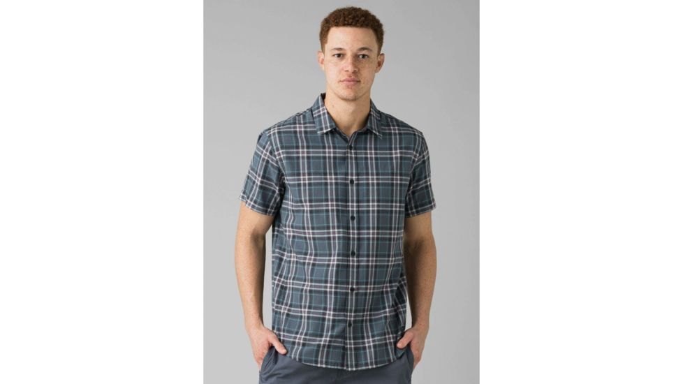prAna Offwidth Shirt - Mens, Nickel, Large, M11202610-NICK-L