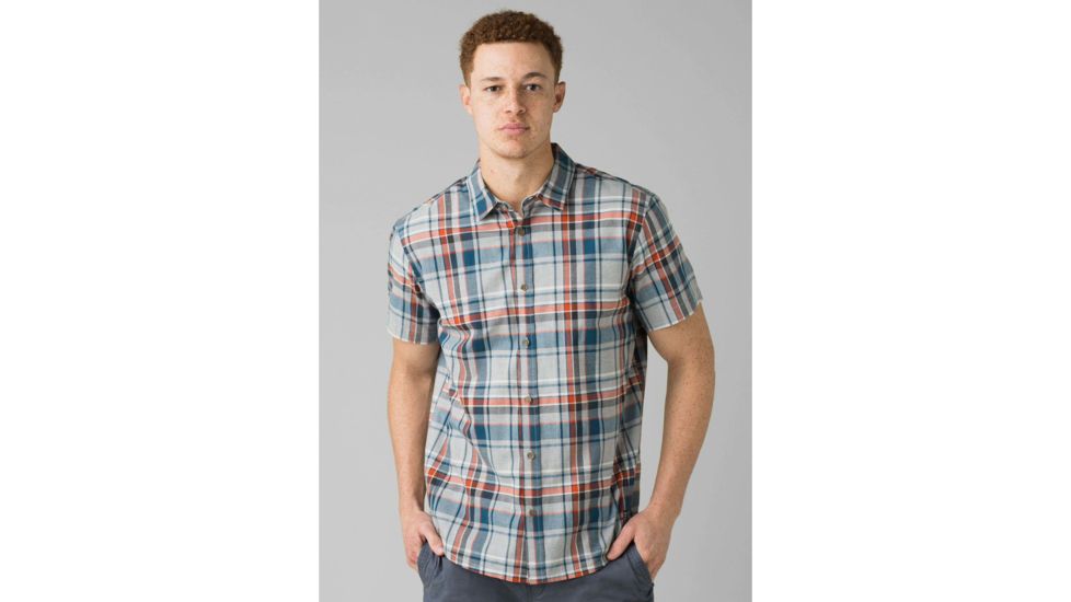 prAna Offwidth Shirt - Mens, Silver Spray, Large, M11202610-SVSP-L