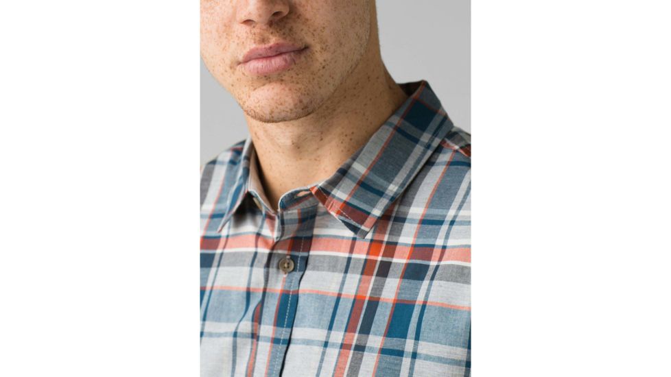 prAna Offwidth Shirt - Mens, Silver Spray, Large, M11202610-SVSP-L