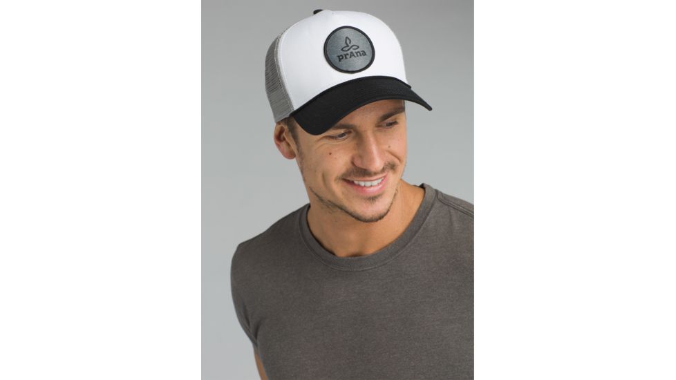 prAna Organic Cotton Patch Trucker, Black, One Size, U51180652-BLK-O/S