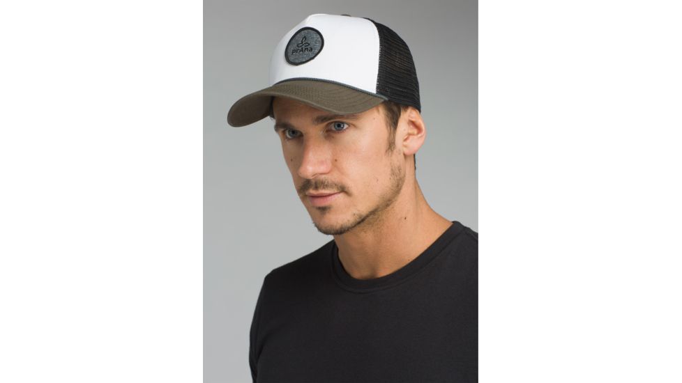 prAna Organic Cotton Patch Trucker, Cargo Green, One Size, U51180652-CAGR-O/S