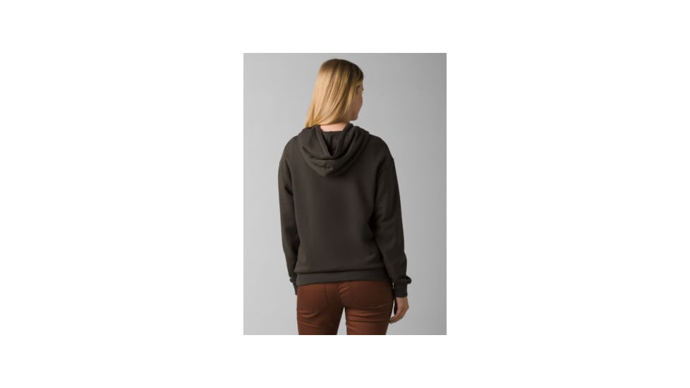 prAna Organic Graphic Hoodie - Women's, Medium, Washed Black Mountain, 1967741-001-M