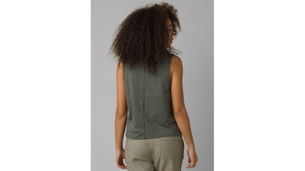 prAna Organic Graphic Sleeveless Top, Kale Landscape, Small, 1962781-301-S