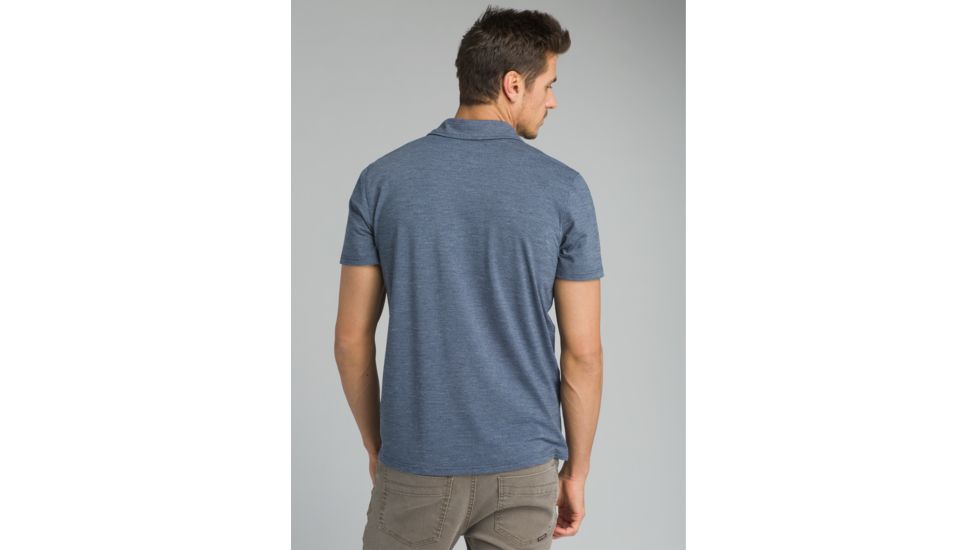 prAna Pacer Polo T-Shirt - Mens, Equinox Blue, XXLarge, M13170392-EQBL-XXL