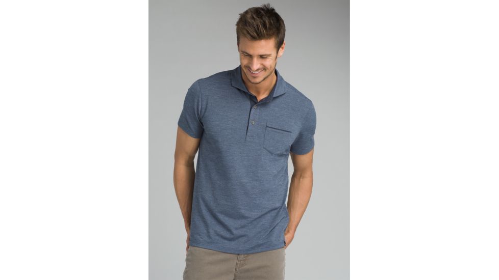 prAna Pacer Polo T-Shirt - Men's, Equinox Blue, XXLarge, M13170392-EQBL-XXL