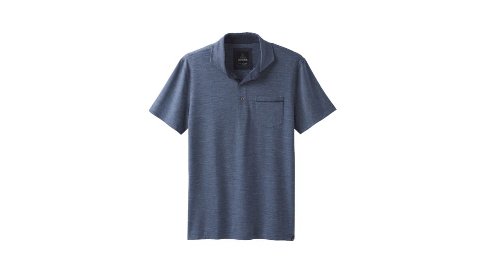 prAna Pacer Polo T-Shirt - Men's, Equinox Blue, Medium, M13170392-EQBL-M