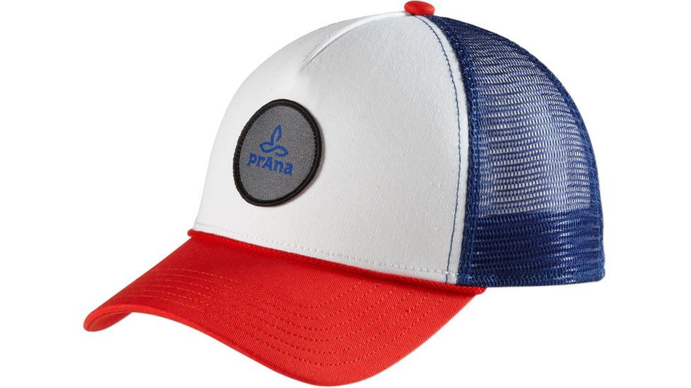 prAna Patch Trucker Hat - Women's-Red White Blue-One Size