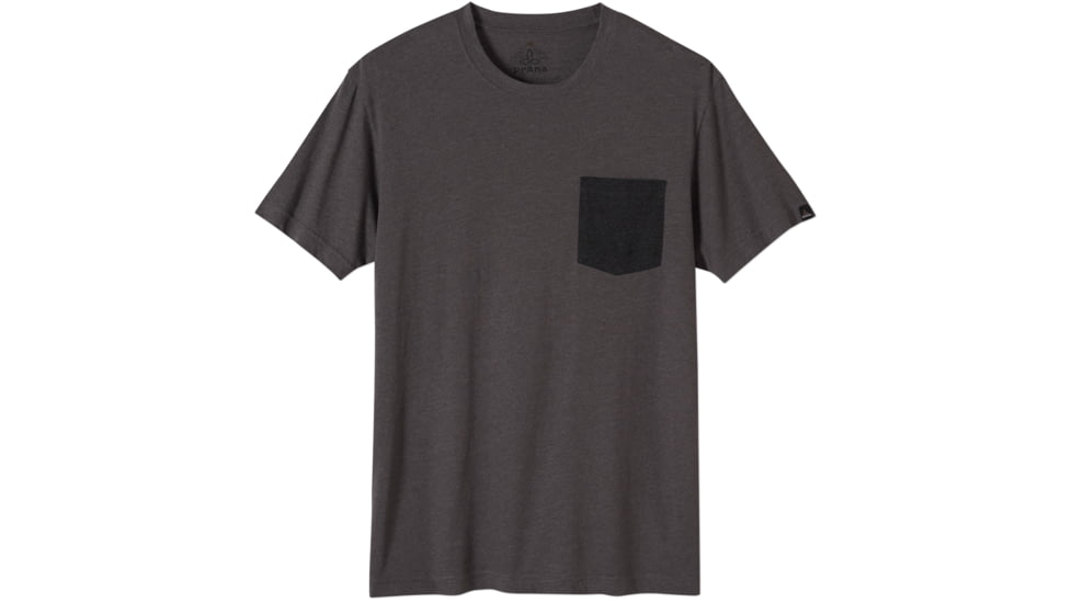 prAna Pocket T-Shirt - Men's-Charcoal Heather-Medium