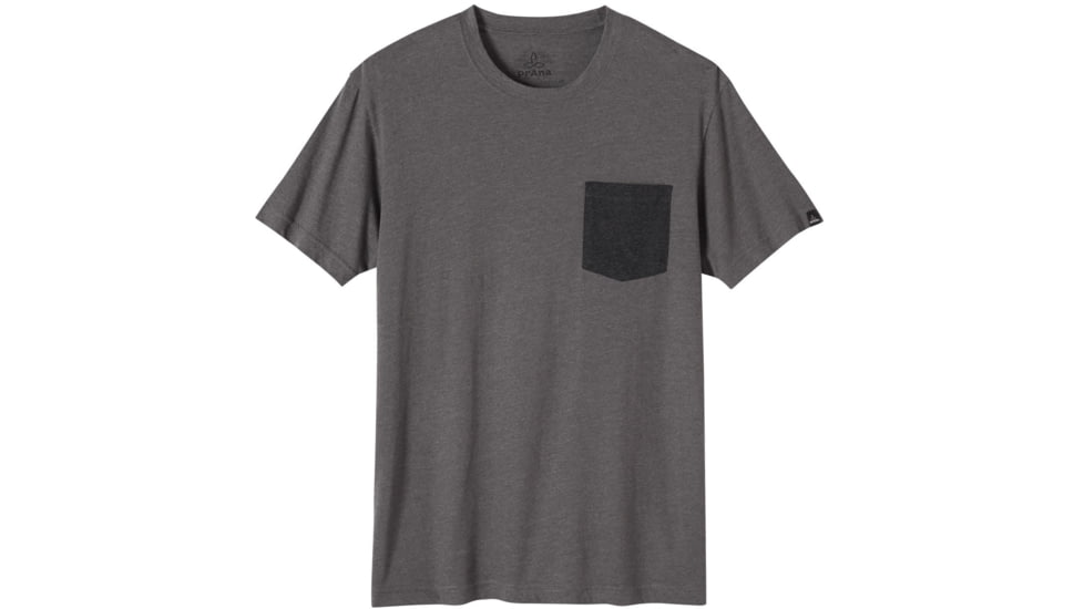 prAna Pocket T-Shirt - Men's-Charcoal-X-Large