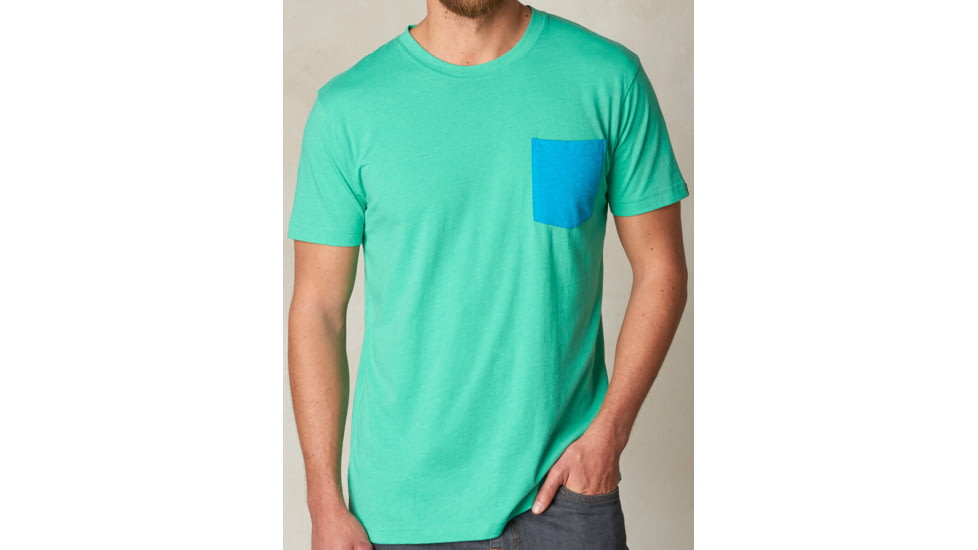 prAna Pocket T-Shirt - Men's-Mint Heather-Small