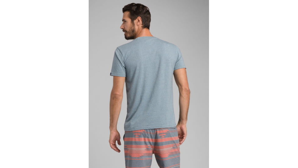 prAna Pocket T-Shirt - Mens, Blue Note Heather, Small, M1POCK316-BNHT-S