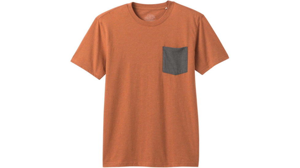 prAna Pocket T-Shirt - Mens, Russet Heather, Extra Large, M1POCK316-RUHT-XL