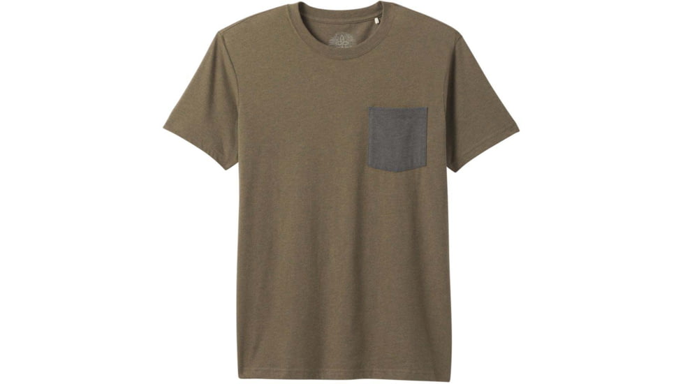 prAna Pocket T-Shirt - Mens, Slate Green Heather, Medium, M1POCK316-GSHT-M