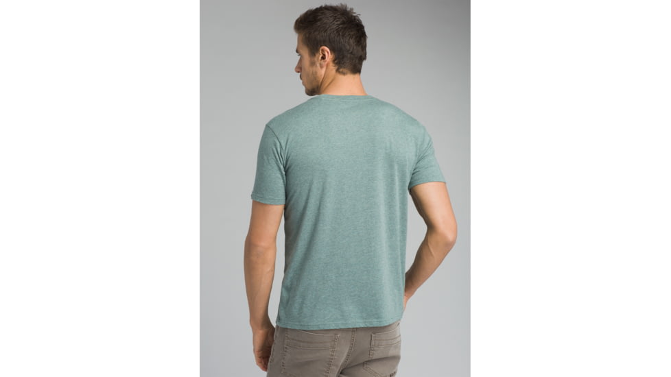 prAna Pocket T-Shirt - Mens, Starling Green Heather, Large, M1POCK316-SRHT-L