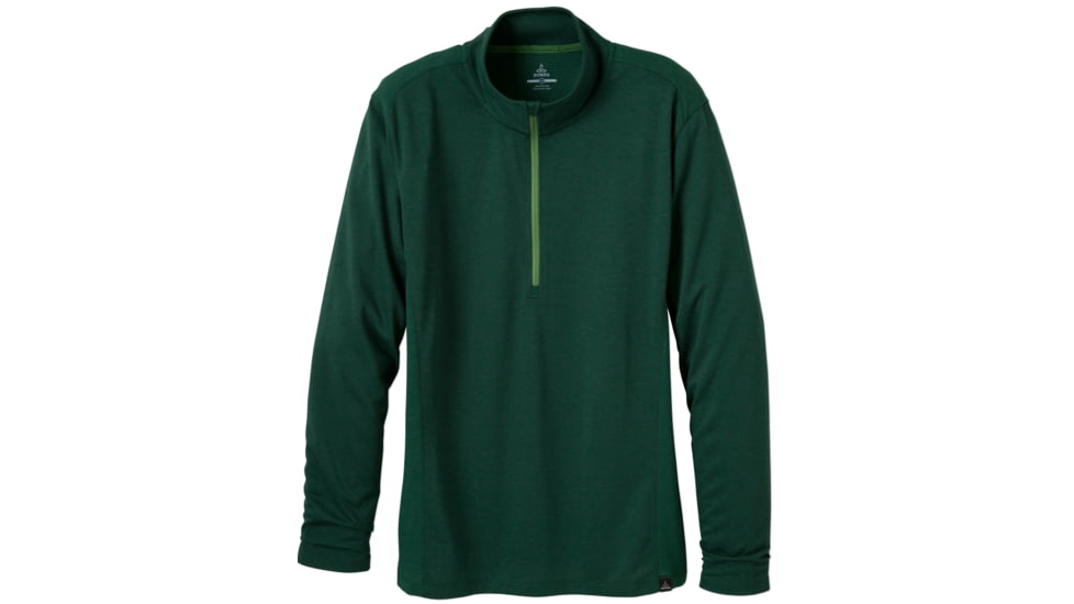 Porter 1/4 Zip Tee - Mens -Pineneedle-Large