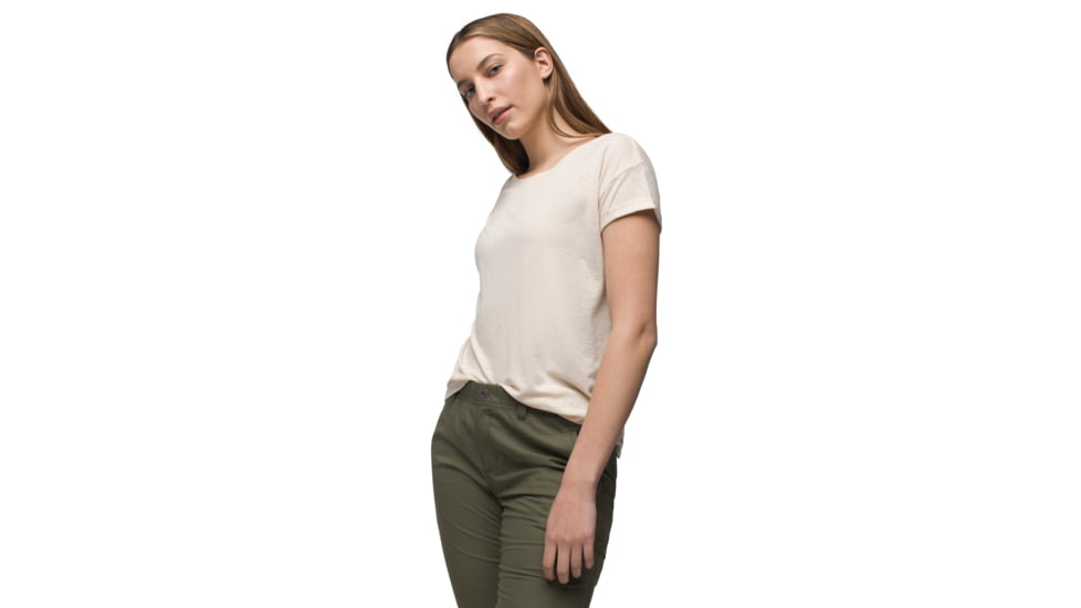 prAna Cozy Up T-Shirt - Womens, Canvas Heather, S, 1964391-250-S