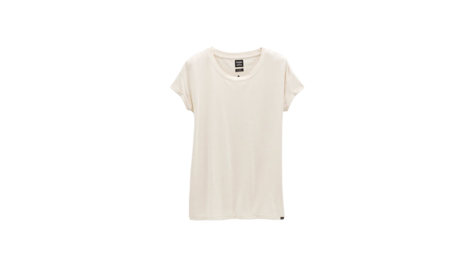 prAna Cozy Up T-Shirt - Womens, Canvas Heather, S, 1964391-250-S