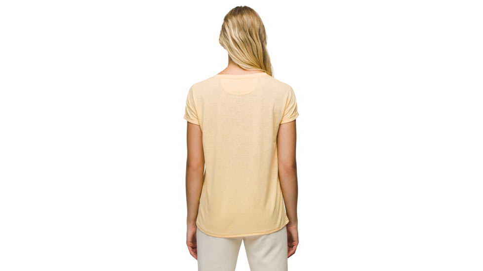 prAna Cozy Up T-Shirt - Womens, Sun Kissed Heather, S, 1964391-701-S
