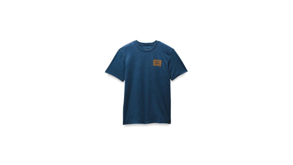 prAna Graphic SS Tee - Mens, Denim Heather, M, 1973501-403-ST-M