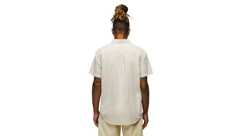 prAna Groveland Popover - Mens, Chalk, S, 2057291-100-ST-S