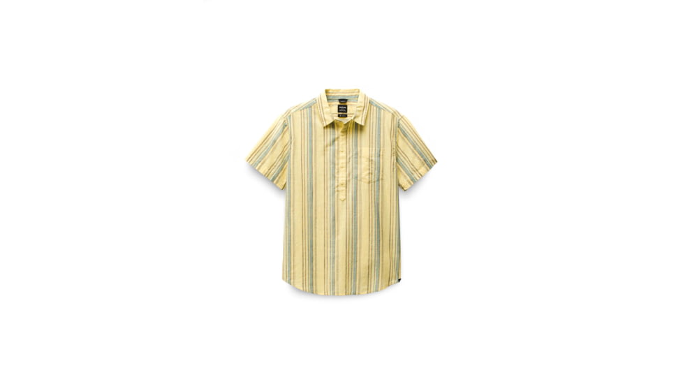prAna Groveland Popover - Mens, Maize, M, 2057291-700-ST-M