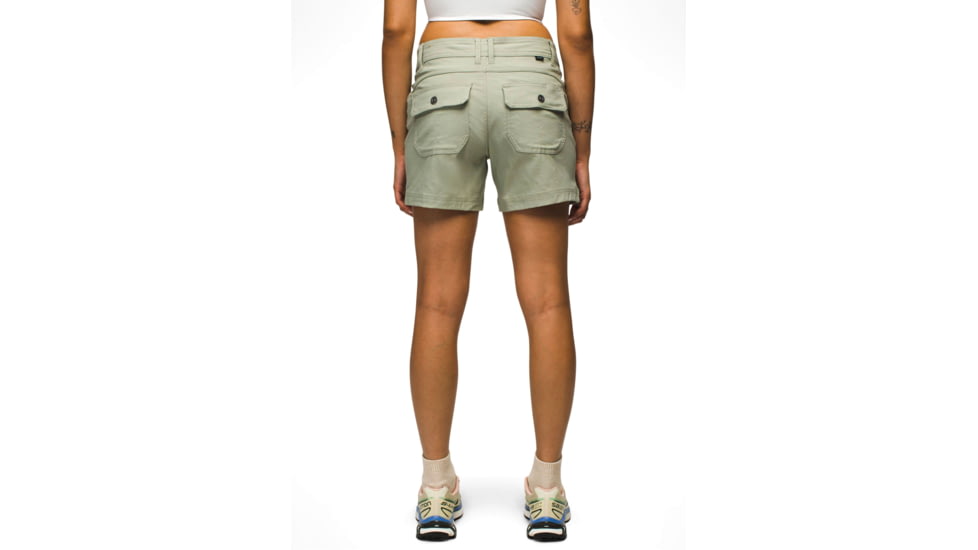 prAna Halle Short II - Womens, 5in, Juniper Green, 4, 1971191-302-05-4