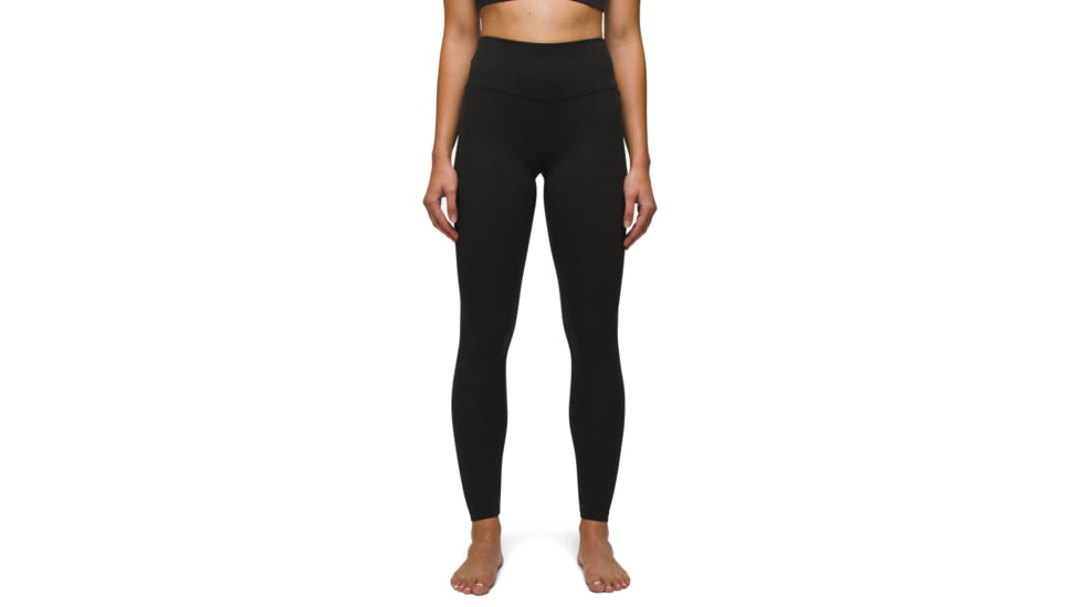 prAna Heavana Pocket Legging - Womens, Black Heather, L, 2066621-001-L