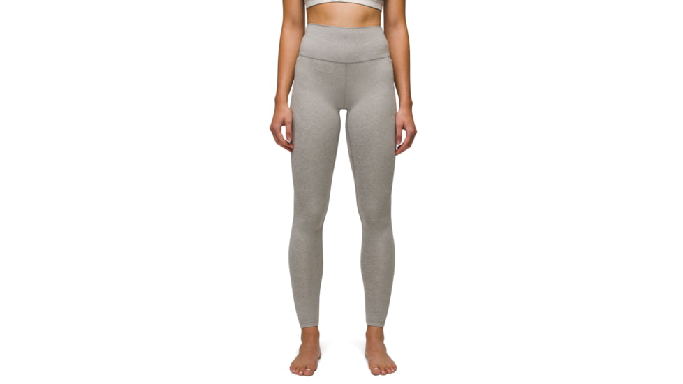 prAna Heavana Pocket Legging - Womens, Heather Grey, L, 2066621-020-L
