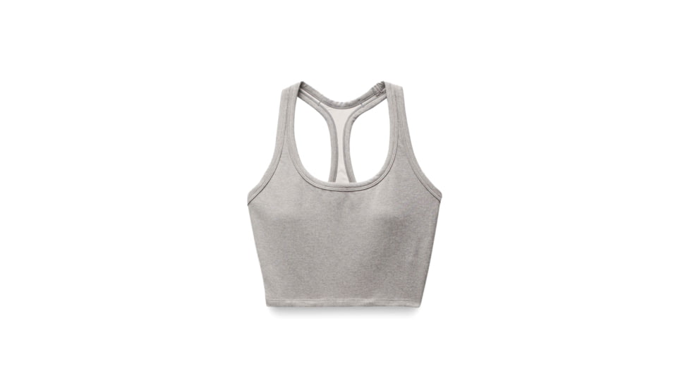 prAna Heavana Racerback Bralette - Womens, Heather Grey, XL, 2066831-022-XL