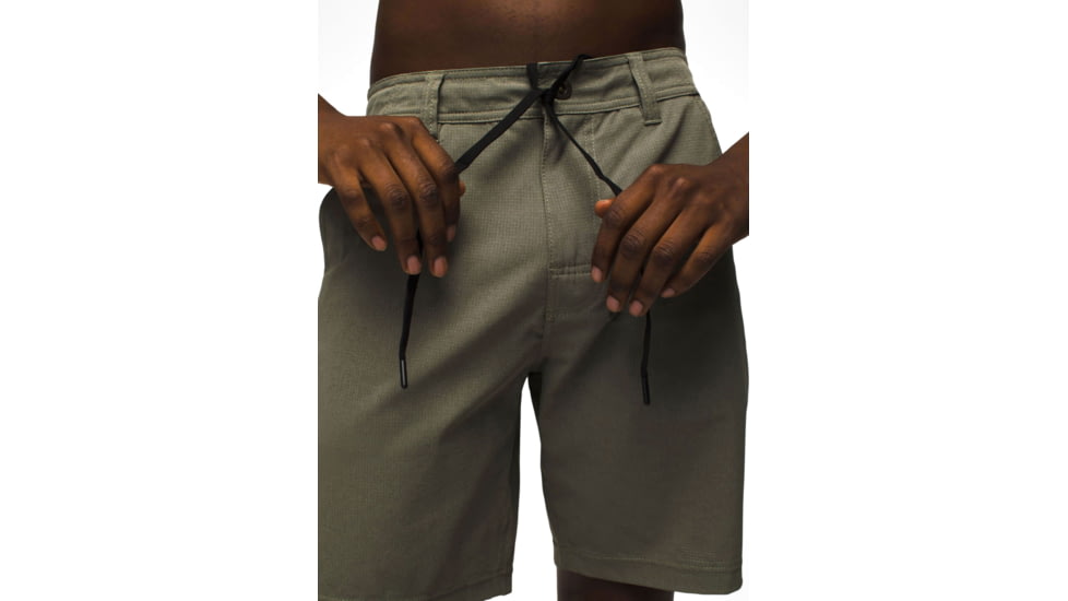 prAna Hybridizer Shorts - Mens, 10in, Rye Green, 33, 1965291-300-10-33