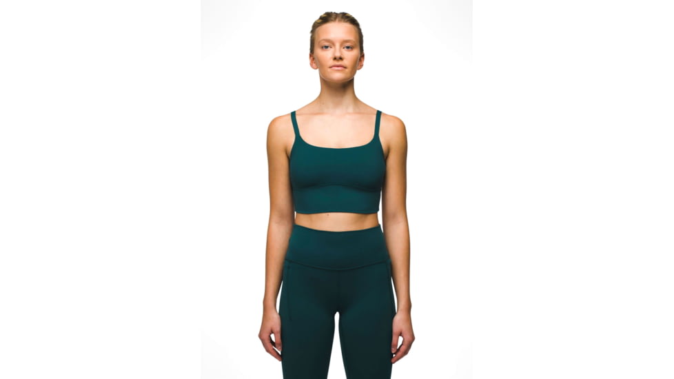 prAna Luxara Bralette - Womens, Wilderness, L, 2045491-300-L